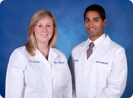 Dr Jenny Andrus and Dr Raj Sureja