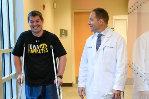 Dr. Joel Stewart & patient